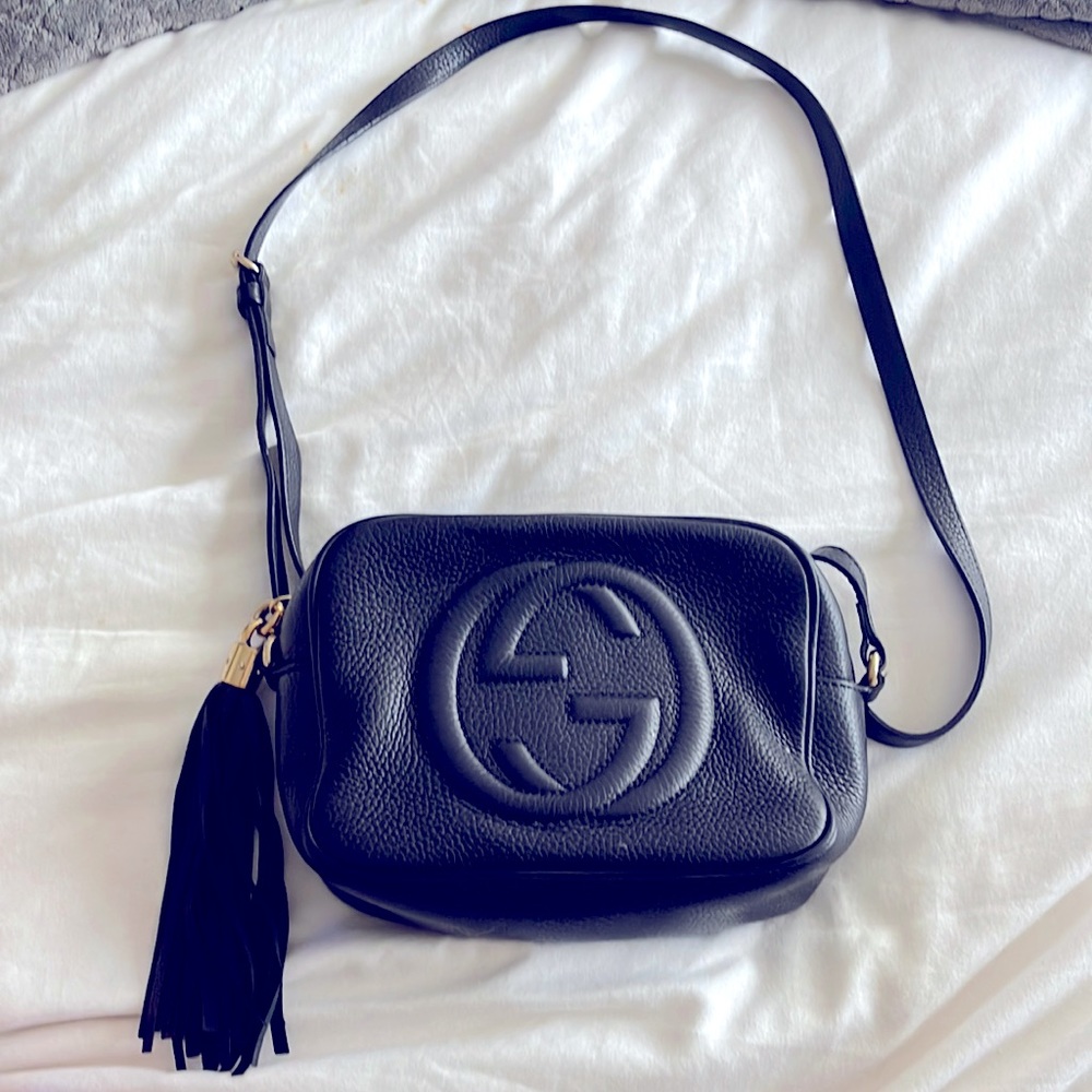 Black Gucci Disco Bag